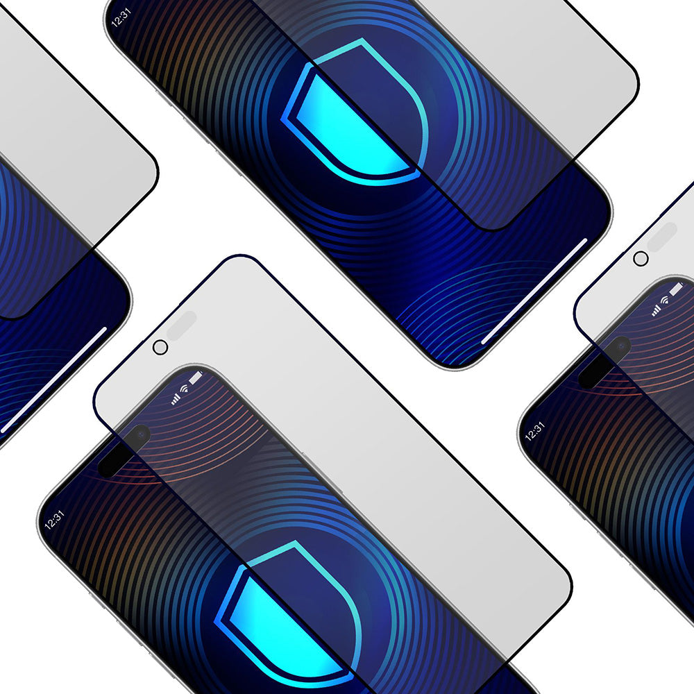 Μεμβράνη προστασίας οθόνης Matte Privacy 3MK HardGlass Max για Apple iPhone 17 Air, Ενισχυμένο Γυαλί, Full Glue