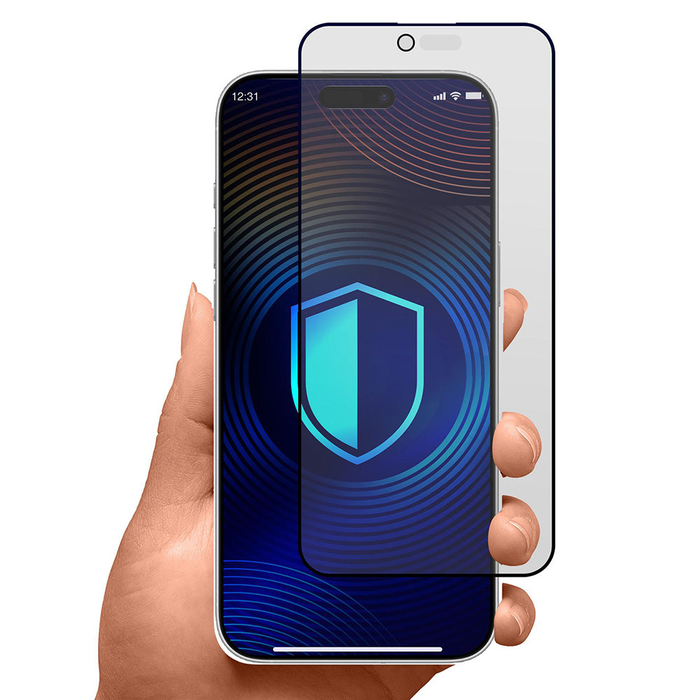 Μεμβράνη προστασίας οθόνης Matte Privacy 3MK HardGlass Max για Apple iPhone 17 Air, Ενισχυμένο Γυαλί, Full Glue