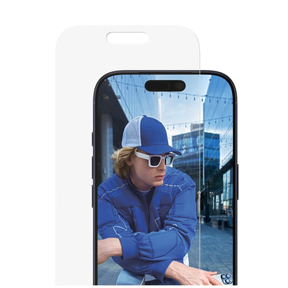 Προστατευτική Μεμβράνη Οθόνης PanzerGlass Classic Fit EasyAligner για Apple iPhone 17 Pro, Ενισχυμένο Γυαλί, Full Glue