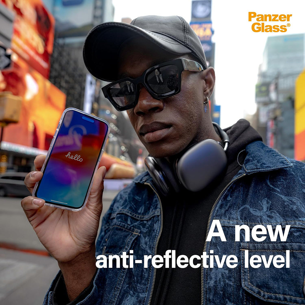 Προστατευτική Μεμβράνη Οθόνης PanzerGlass Ultra-Wide Fit Fastfit για Apple iPhone 17 / 16 Pro, Ενισχυμένο Γυαλί, Πλήρης Κόλληση, Μαύρη
