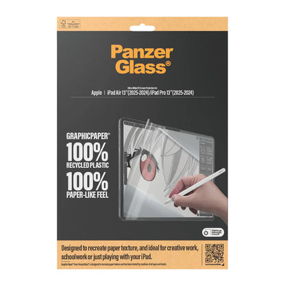 Προστατευτική Μεμβράνη Οθόνης PanzerGlass Ultra-Wide Fit GraphicPaper για Apple iPad Pro 13 (2025) / Air 13 (2025) / Air 13 (2025) / Pro 13 (2024), Πλαστική