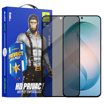Προστατευτική Μεμβράνη Οθόνης Privacy Blueo Anti-Peep για Samsung Galaxy S26 Plus S947, Ενισχυμένο Γυαλί, Πλήρης Κόλληση, Σετ 5 τεμαχίων
