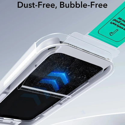 Προστατευτική μεμβράνη οθόνης Privacy ESR UltraFit Classic για Apple iPhone 18 Pro Max, Ασφαλισμένο γυαλί, Πλήρης κόλλα, Σετ 3 τεμαχίων