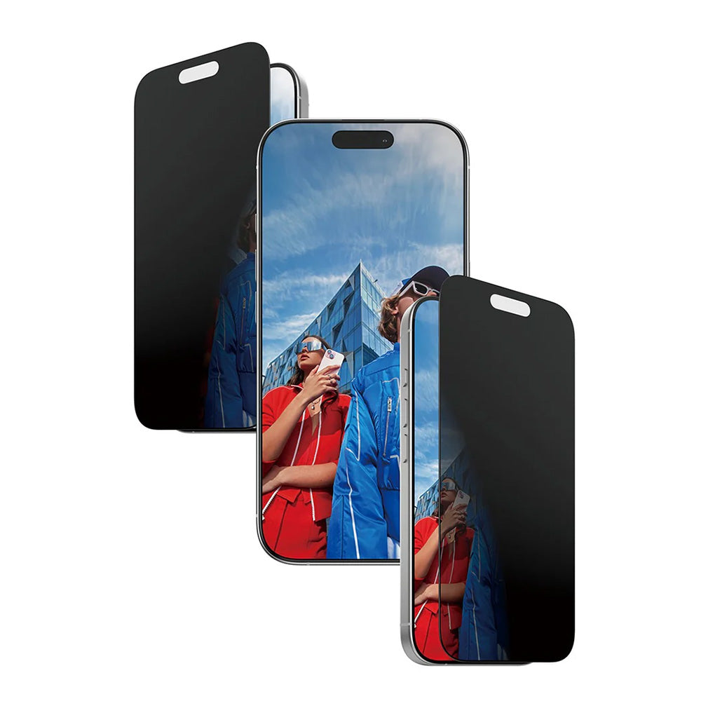 Προστατευτικό Φιλμ Οθόνης Privacy PanzerGlass Ultra-Wide Fit 2-Way EasyAligner για Apple iPhone 17 / 16 Pro, Ενισχυμένο Γυαλί, Full Glue