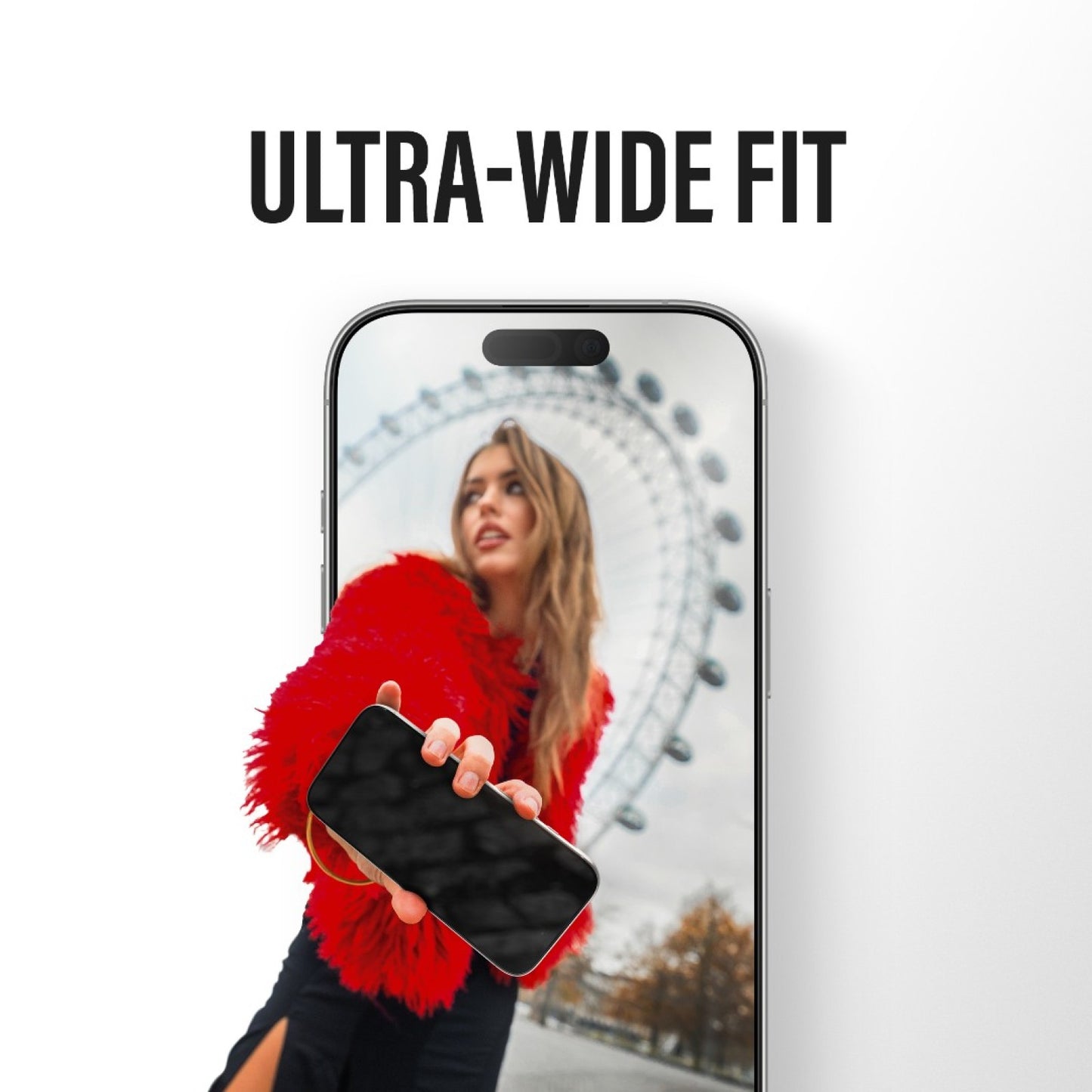 Προστατευτικό Φιλμ Οθόνης Privacy PanzerGlass Ultra-Wide Fit 2-Way EasyAligner για Apple iPhone 17 / 16 Pro, Ενισχυμένο Γυαλί, Full Glue