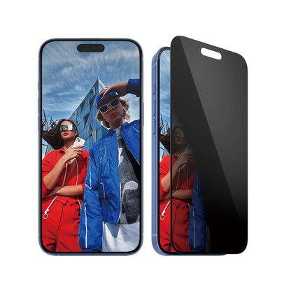 Προστατευτική Μεμβράνη Οθόνης Privacy PanzerGlass Ultra-Wide Fit EasyAligner για Apple iPhone 16 Plus / 15 Plus, Ενισχυμένο Γυαλί, Full Glue