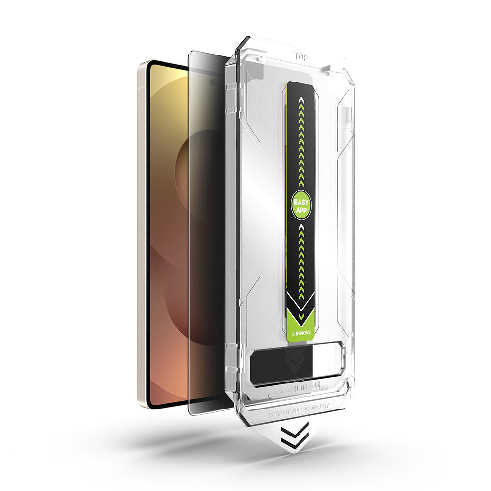 Προστατευτική Μεμβράνη Οθόνης Privacy Techsuit TitanGlass CrystalHD για Samsung Galaxy S26 Plus, Ενισχυμένο Γυαλί, Full Glue