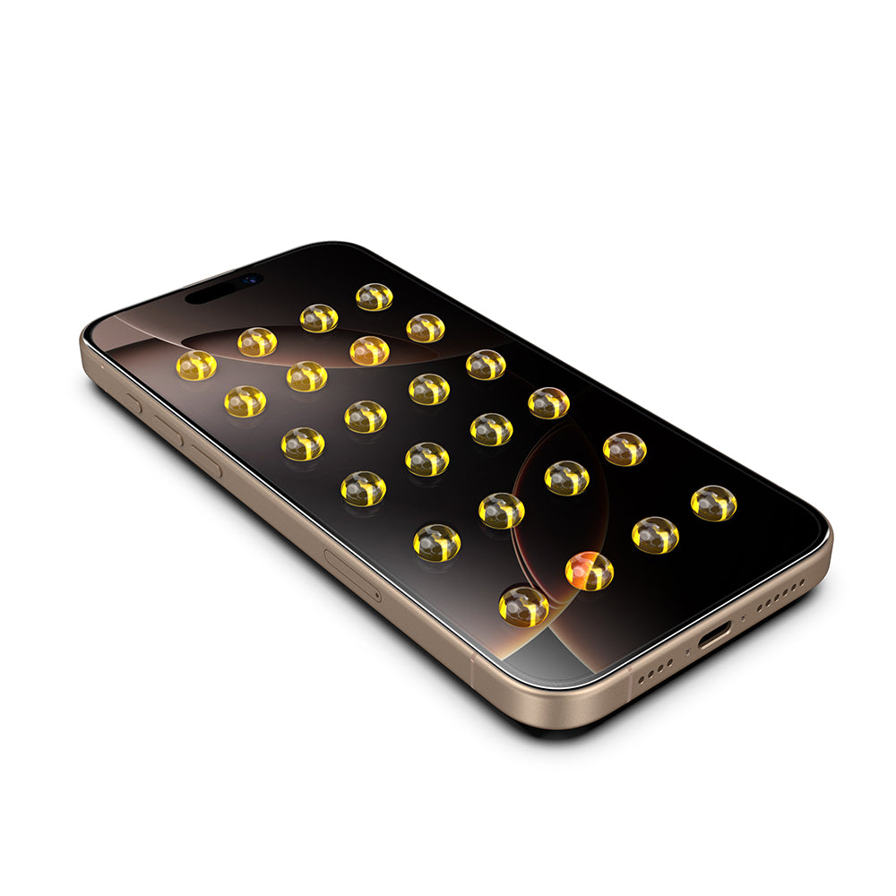 Προστατευτική μεμβράνη οθόνης Privacy Techsuit TitanGlass για Apple iPhone 16 / 15, Ασφαλισμένο γυαλί, Πλήρης κόλλα