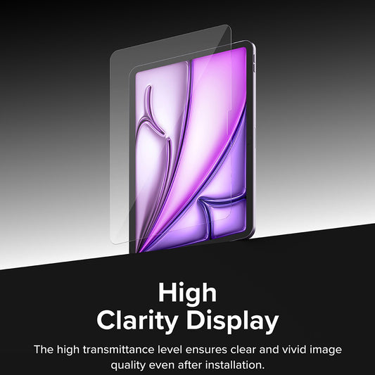 Προστατευτική μεμβράνη οθόνης Ringke Easy Slide για Apple iPad Air 13 (2026) / Pro 13 (2025), Ασφαλισμένο γυαλί, Πλήρης κόλλα