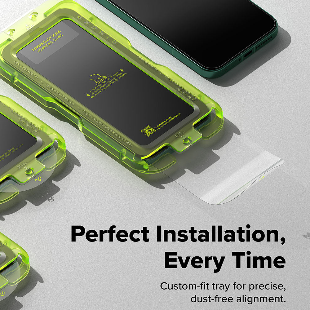 Προστατευτική μεμβράνη οθόνης Ringke Easy Slide για Xiaomi 17 Ultra, Τζάμι ασφαλείας, Πλήρης κόλλα, Σετ 2 τεμαχίων