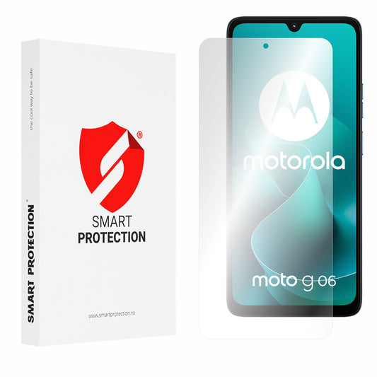 Προστατευτική Μεμβράνη Οθόνης Smart Protection Premium Classic για Motorola Moto G06 Power / G06, Πλαστική, Πλήρης Κόλληση, Σετ 2 τεμαχίων