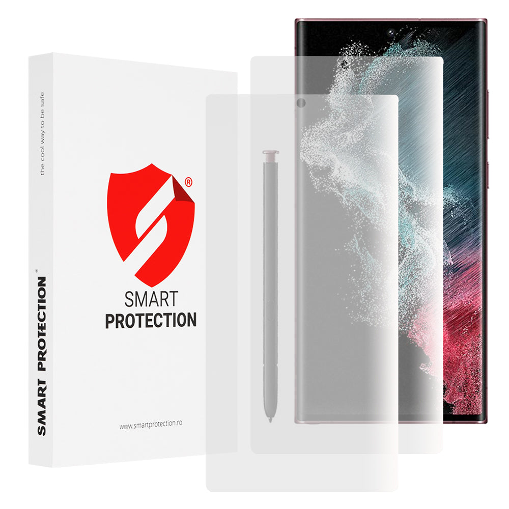Smart Protection Premium Classic Screen Protector for Samsung Galaxy S22 Ultra 5G S908, Plastic, Set of 2 pieces