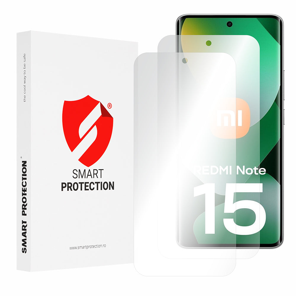 Προστατευτική Μεμβράνη Οθόνης Smart Protection Premium Classic για Xiaomi Redmi Note 15 4G, Πλαστική, Σετ 2 τεμαχίων