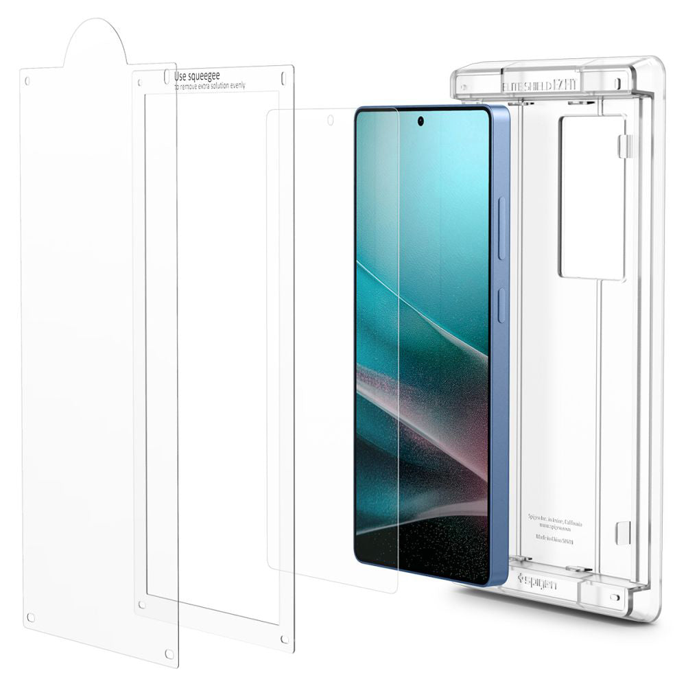 Προστατευτική μεμβράνη οθόνης Spigen Elite Shield EZ FIT HD για Samsung Galaxy S25 Ultra S938, Πλαστικό AFL09083