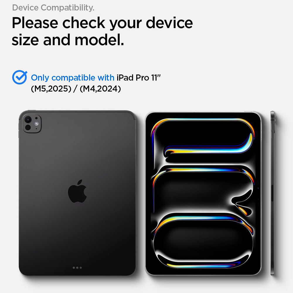 Προστατευτική μεμβράνη οθόνης Spigen GlastR Align Master T για Apple iPad Pro 11 (2025) / Pro 11 (2024), Ασφαλισμένο γυαλί, Full Glue AGL11699