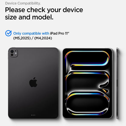 Προστατευτική μεμβράνη οθόνης Spigen GlastR Align Master T για Apple iPad Pro 11 (2025) / Pro 11 (2024), Ασφαλισμένο γυαλί, Full Glue AGL11699