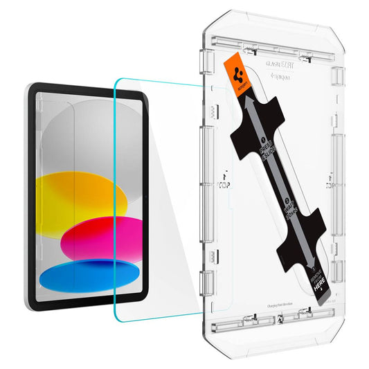 Προστατευτική μεμβράνη οθόνης Spigen GlastR EZ FIT για Apple iPad (2025) / (2022), Ασφαλισμένο γυαλί, Full Glue AGL05554