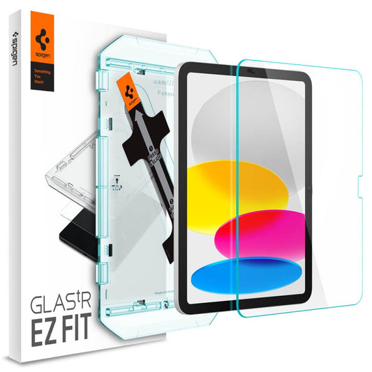 Προστατευτική μεμβράνη οθόνης Spigen GlastR EZ FIT για Apple iPad (2025) / (2022), Ασφαλισμένο γυαλί, Full Glue AGL05554