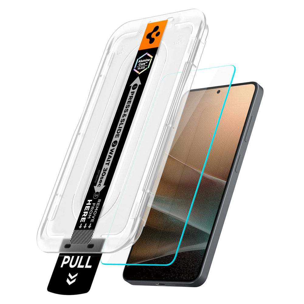 Spigen GlastR EZ FIT Pro HD (Anti-Reflection) Screen Protector for Samsung Galaxy S26 Plus S947, Tempered Glass, Full Glue, Set of 2 Pieces
