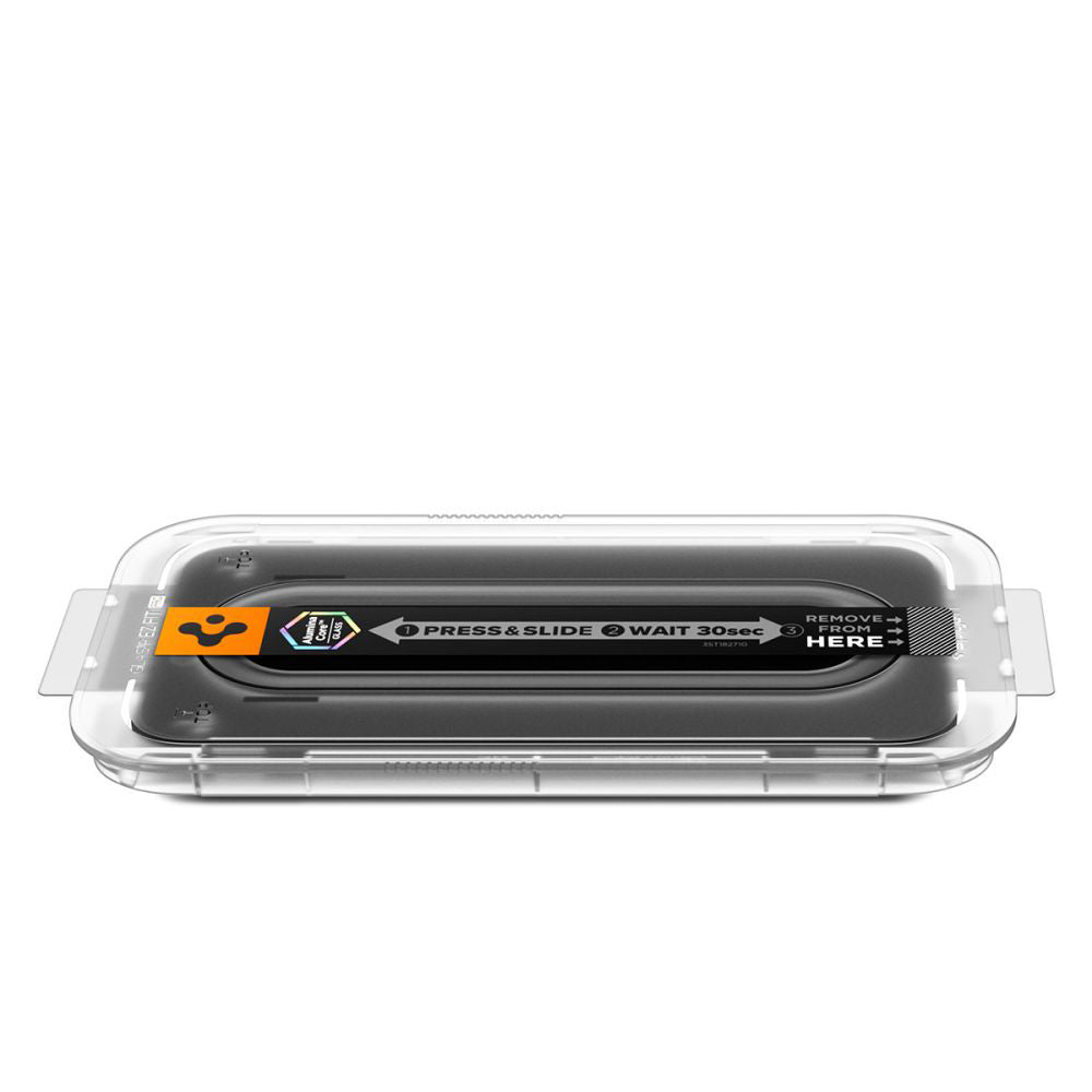 Προστατευτική Μεμβράνη Οθόνης Spigen GlastR EZ FIT Pro για Apple iPhone 17 Pro / 17 / 16 Pro, Ενισχυμένο Γυαλί, Πλήρης Κόλληση