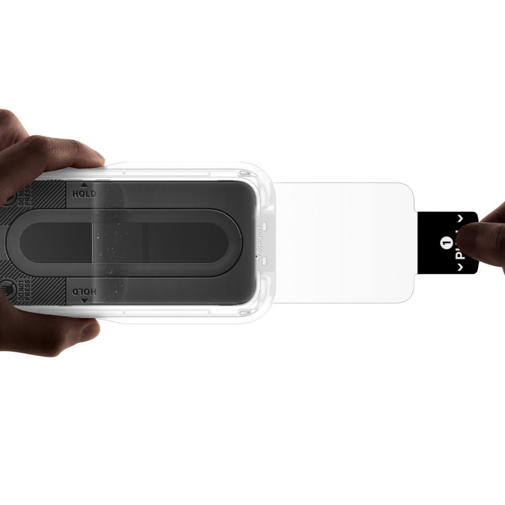 Προστατευτική μεμβράνη οθόνης Spigen GlastR EZ FIT Pro για Nothing Phone (4a) Pro, Ασφαλισμένο γυαλί, Πλήρης κόλλα, Σετ 2 τεμαχίων AGL11681