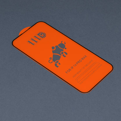 Προστατευτική μεμβράνη οθόνης Techsuit για Apple iPhone 14 Pro, Ασφαλισμένο γυαλί, Full Glue, 111D, Μαύρο