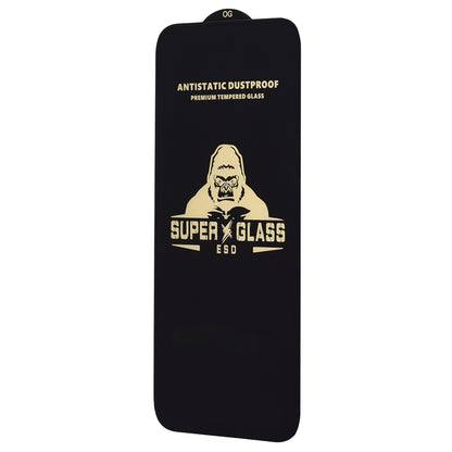 Προστατευτική μεμβράνη οθόνης Techsuit για Apple iPhone 16 Pro Max, Ασφαλισμένο γυαλί, Πλήρης κόλλα, Μαύρο