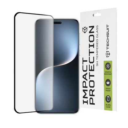 Προστατευτική μεμβράνη οθόνης Techsuit για Honor Magic7 Pro, ασφαλισμένο γυαλί, πλήρης κόλλα, 111D, μαύρο
