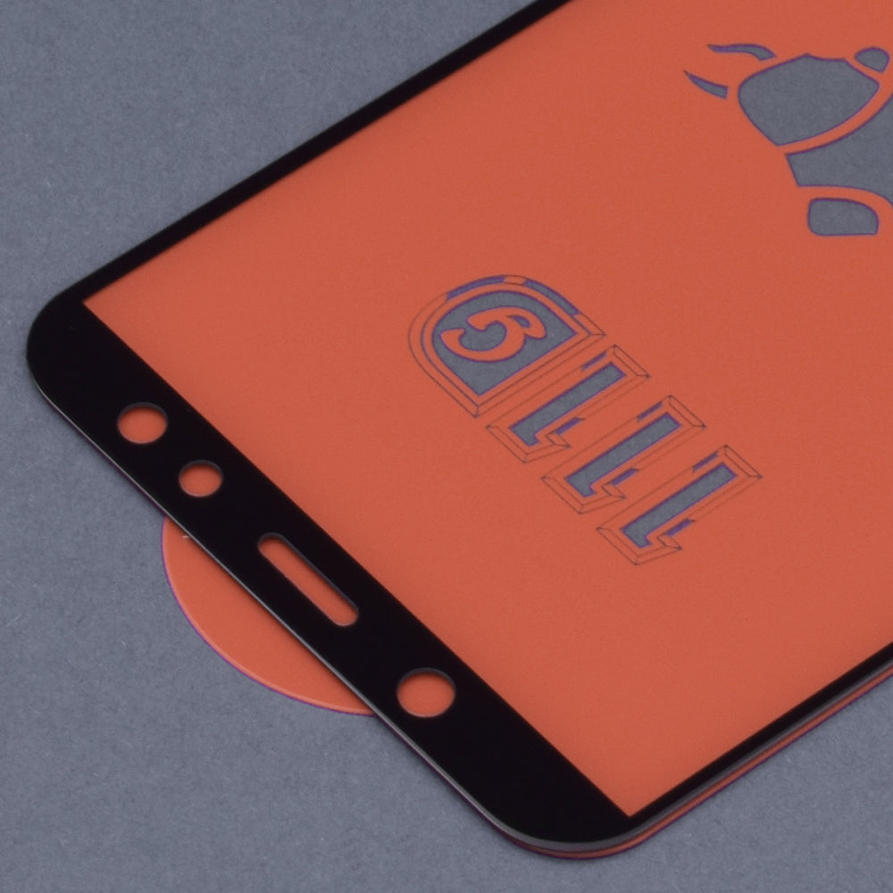Προστατευτική μεμβράνη οθόνης Techsuit για Samsung Galaxy A6 (2018) A600, Ασφαλισμένο γυαλί, Full Glue, 111D, Μαύρο