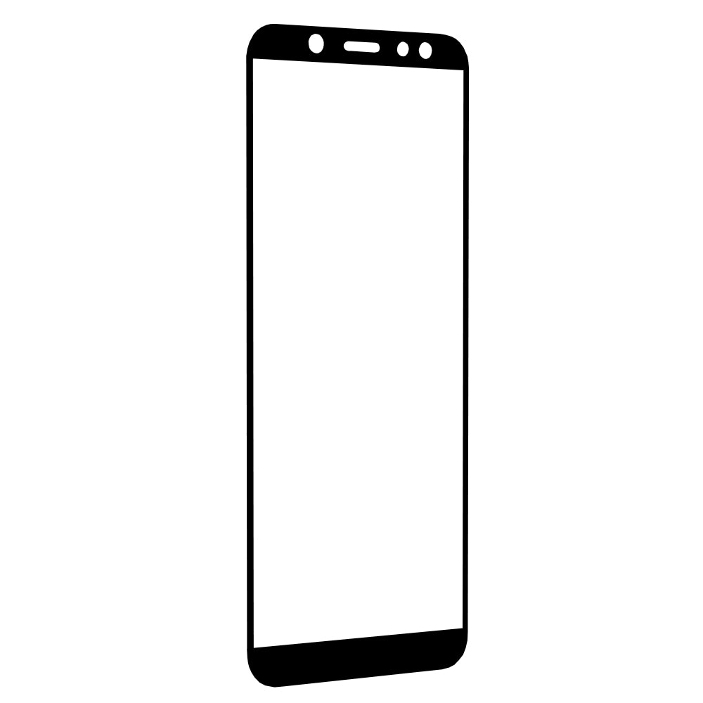 Προστατευτική μεμβράνη οθόνης Techsuit για Samsung Galaxy A6 Plus (2018) A605, Ασφαλισμένο γυαλί, Full Glue, 111D, Μαύρο