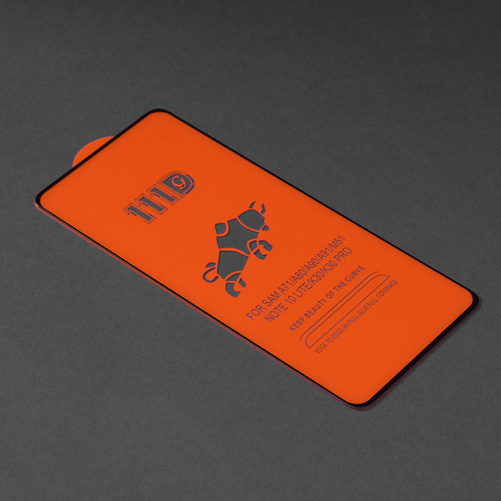 Προστατευτική μεμβράνη οθόνης Techsuit για Samsung Galaxy M51 M515 / A71 5G A716 / Note10 Lite N770, Ασφαλισμένο γυαλί, Full Glue, 111D, Μαύρο