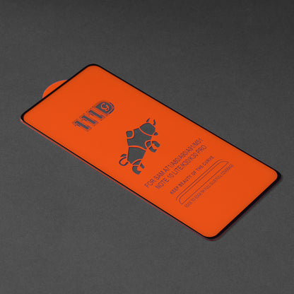 Προστατευτική μεμβράνη οθόνης Techsuit για Samsung Galaxy M51 M515 / A71 5G A716 / Note10 Lite N770, Ασφαλισμένο γυαλί, Full Glue, 111D, Μαύρο