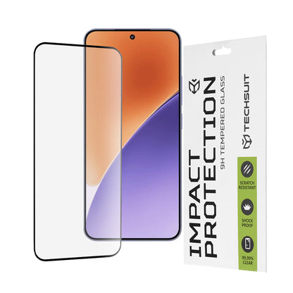 Προστατευτική μεμβράνη οθόνης Techsuit για Xiaomi 15, Ασφαλισμένο γυαλί, Full Glue, 111D, Μαύρο