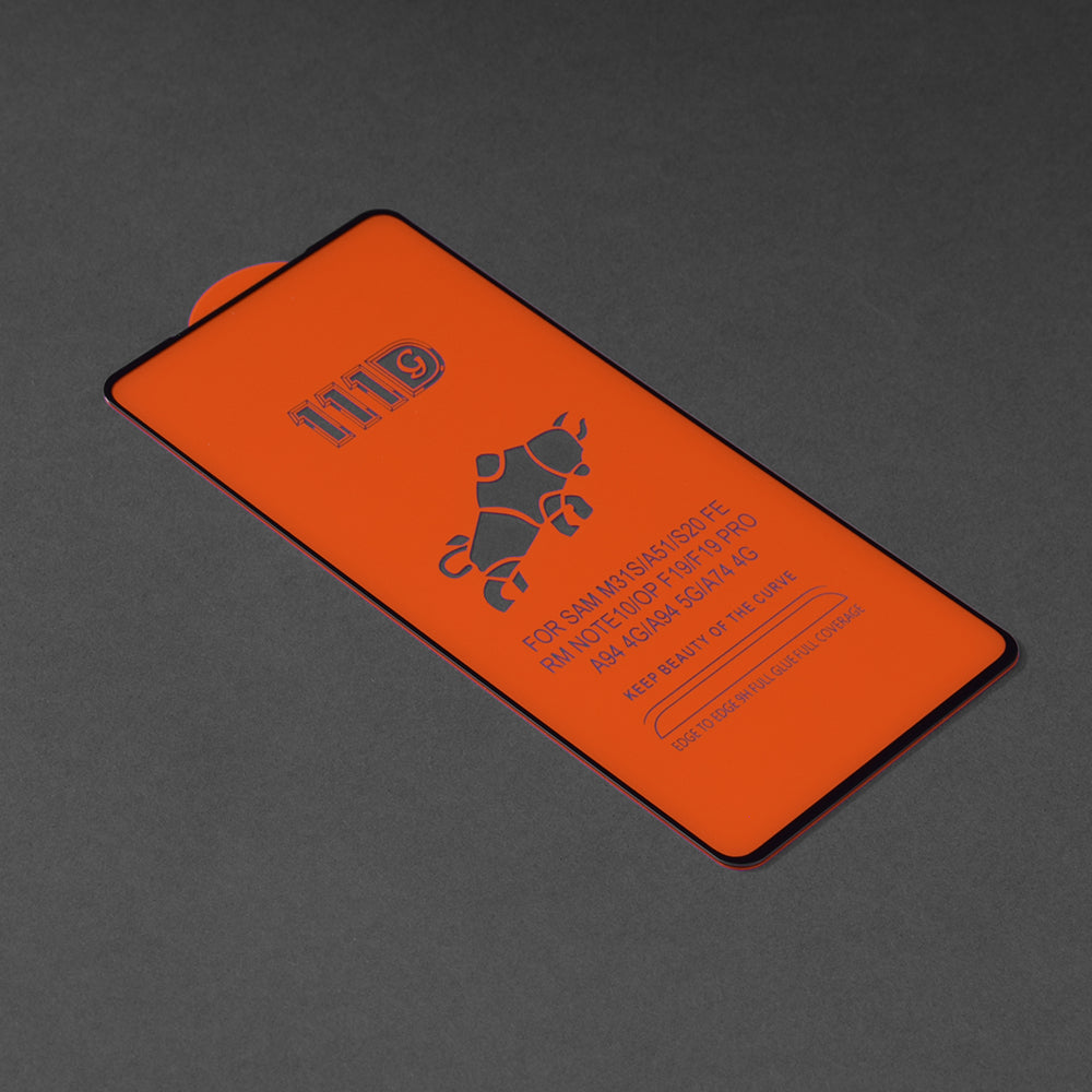 Προστατευτική μεμβράνη οθόνης Techsuit για Xiaomi Poco M5s / Redmi Note 10S / Note 10, Ασφαλισμένο γυαλί, Full Glue, 111D, Μαύρο