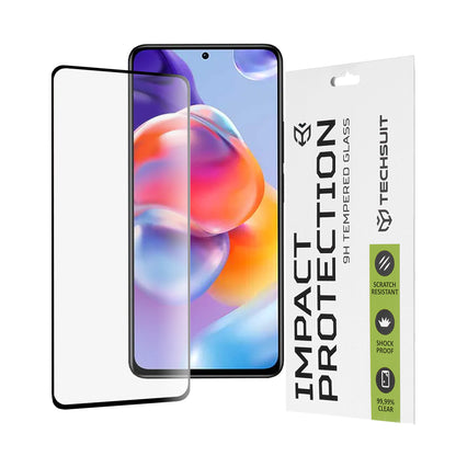 Προστατευτική μεμβράνη οθόνης Techsuit για Xiaomi Poco X4 Pro 5G / Redmi Note 11 Pro+ 5G, Ασφαλισμένο γυαλί, Full Glue, 111D, Μαύρο