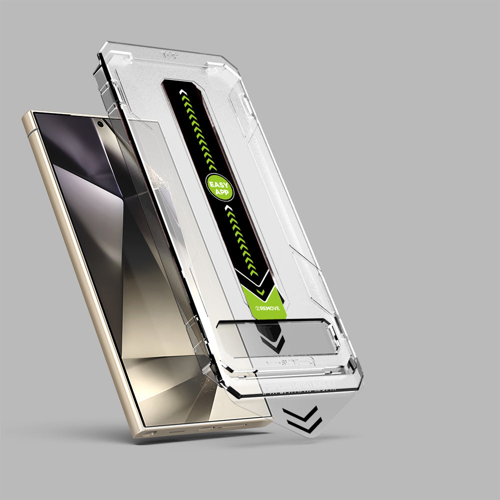 Προστατευτική μεμβράνη οθόνης Techsuit TitanGlass CrystalHD για Samsung Galaxy S24 Ultra S928, Ασφαλισμένο γυαλί, Πλήρης κόλλα, Σετ 2 τεμαχίων
