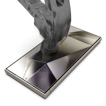Προστατευτική μεμβράνη οθόνης Techsuit TitanGlass CrystalHD για Samsung Galaxy S24 Ultra S928, Ασφαλισμένο γυαλί, Πλήρης κόλλα, Σετ 2 τεμαχίων