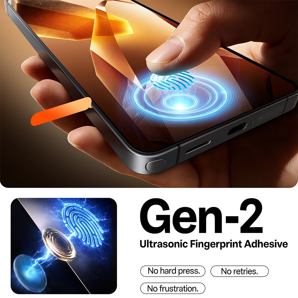 Προστατευτική Μεμβράνη Οθόνης Torras GlassGo Install Master για Samsung Galaxy S26, Ενισχυμένο Γυαλί, Πλήρης Κόλληση, Διαφανής