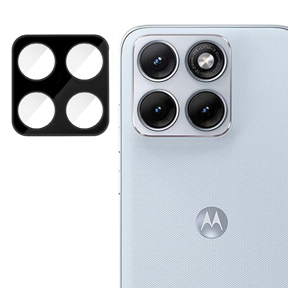 Προστατευτική μεμβράνη πίσω κάμερας Techsuit για Motorola Edge 70 Fusion, ασφαλισμένο γυαλί, μαύρο