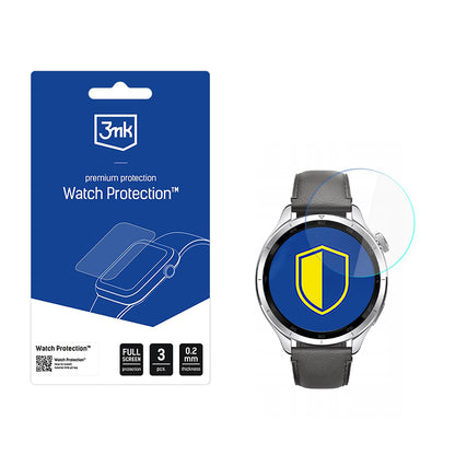 Προστατευτική Μεμβράνη 3MK FlexibleGlass για Xiaomi Watch S4, Σετ 3 τεμαχίων, Εύκαμπτο Γυαλί