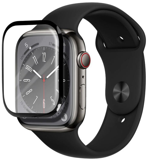 Bestsuit Θήκη προστασίας για Apple Watch SE 40mm Series, Εύκαμπτο γυαλί, Μαύρο 