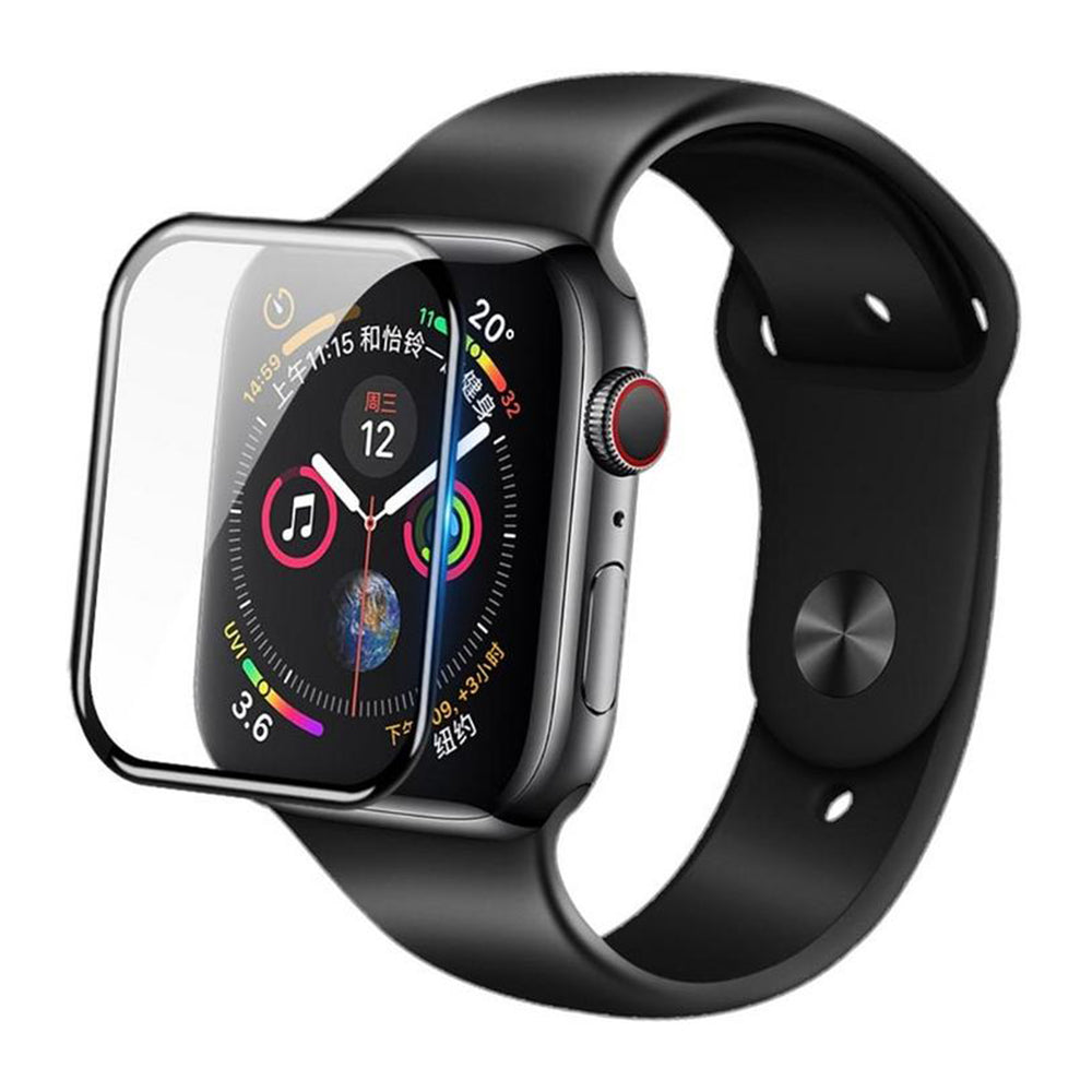 Προστατευτική Μεμβράνη Blueo High Molecule για Apple Watch 44mm Series, Ασφαλισμένο Γυαλί, Μαύρο