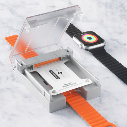 Προστατευτική Μεμβράνη Blueo High Molecule για Apple Watch 44mm Series, Ασφαλισμένο Γυαλί, Μαύρο