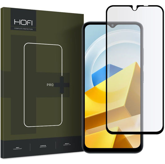 Προστατευτικό οθόνης HOFI PRO+ για Xiaomi Poco M5, Θωρακισμένο γυαλί, Πλήρης κόλλα, Μαύρο HOFI281 HOFI281