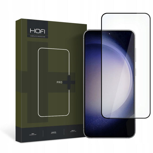 Προστατευτικό οθόνης HOFI PRO+ για Samsung Galaxy S23 S911, Θωρακισμένο γυαλί, Πλήρης κόλλα, Μαύρο