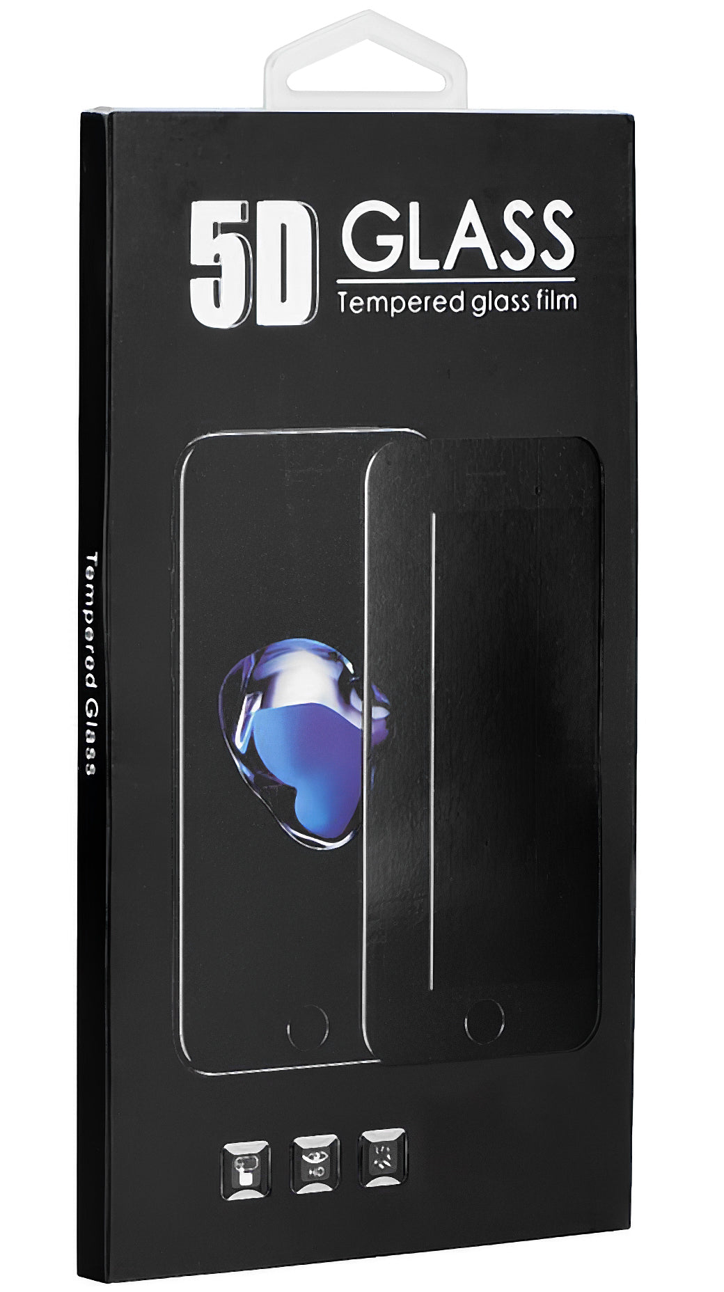 Προστατευτική μεμβράνη οθόνης OEM για Samsung Galaxy Note10 Lite N770 / A71 A715, Ασφαλισμένο γυαλί, Πλήρης κόλλα, 5D, Μαύρο