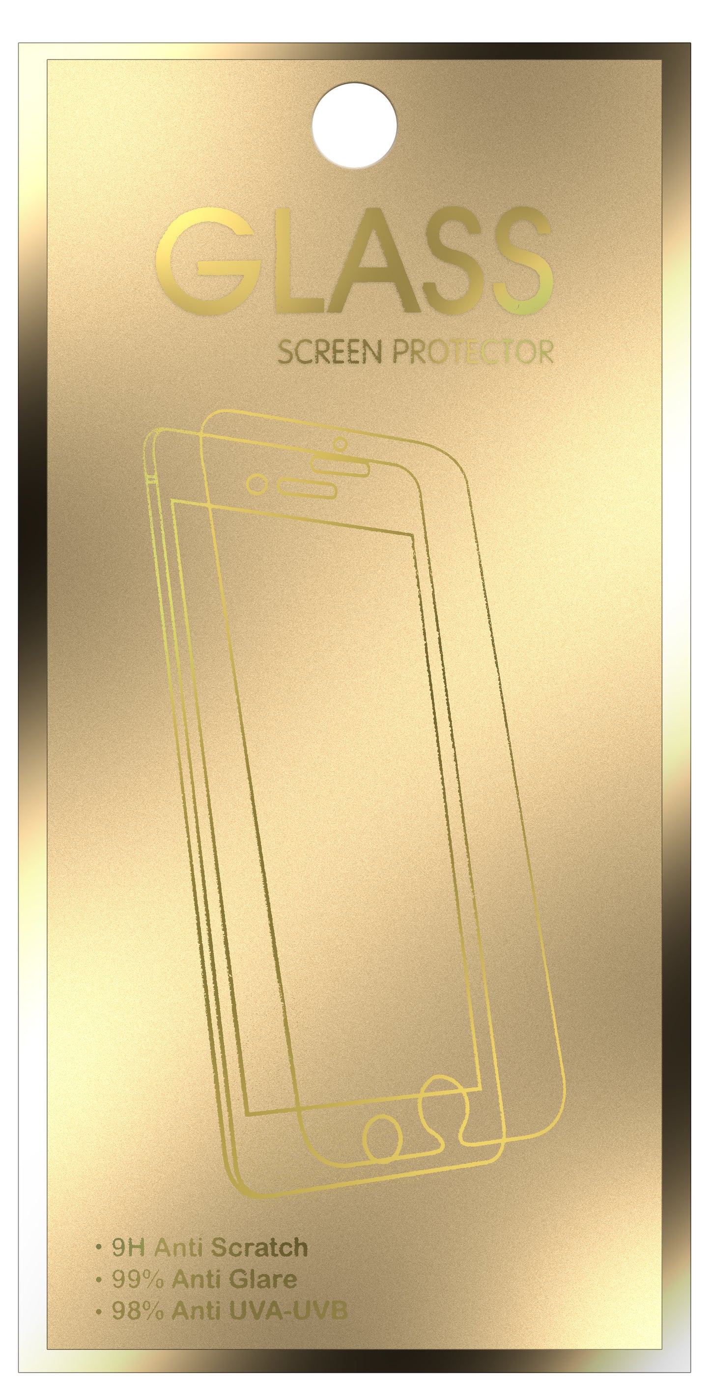 OEM Προστατευτικό οθόνης Gold Edition για Samsung Galaxy A40 A405, γυαλί μετριασμένο, πλήρης κόλλα