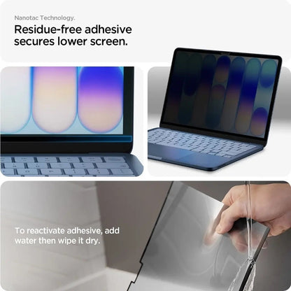 Προστατευτική Μεμβράνη Οθόνης Privacy Spigen Safe View Magnetic για Apple MacBook Neo 13inch, Πλαστικό AFL11670