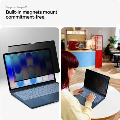 Προστατευτική Μεμβράνη Οθόνης Privacy Spigen Safe View Magnetic για Apple MacBook Neo 13inch, Πλαστικό AFL11670