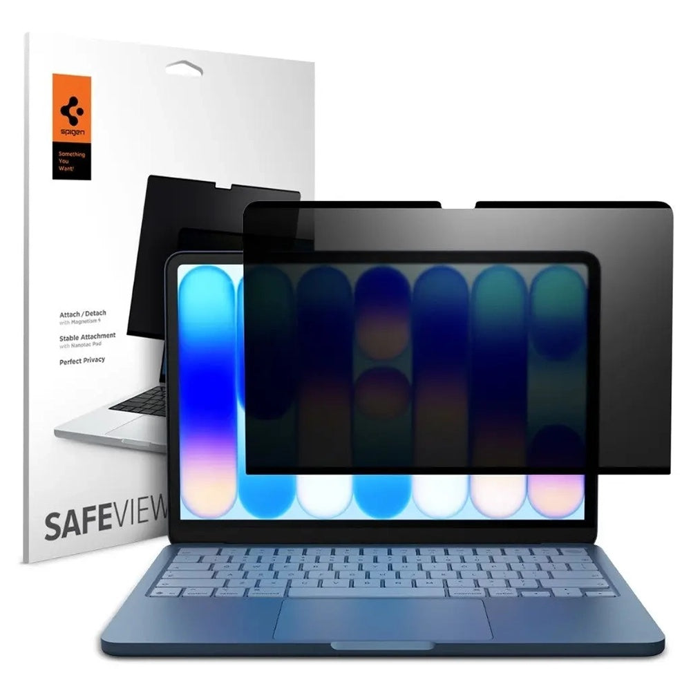 Προστατευτική Μεμβράνη Οθόνης Privacy Spigen Safe View Magnetic για Apple MacBook Neo 13inch, Πλαστικό AFL11670